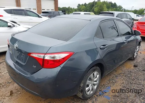 2014 Toyota Corolla Le из США, поврежденный, VIN 2T1BURHE4EC071006